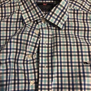 Vineyard Vines Blue/Green/White shirt XXL